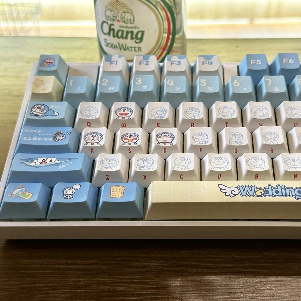Touches de clavier Doraemon or - Gaming Accessories Aesthetic avis et prix